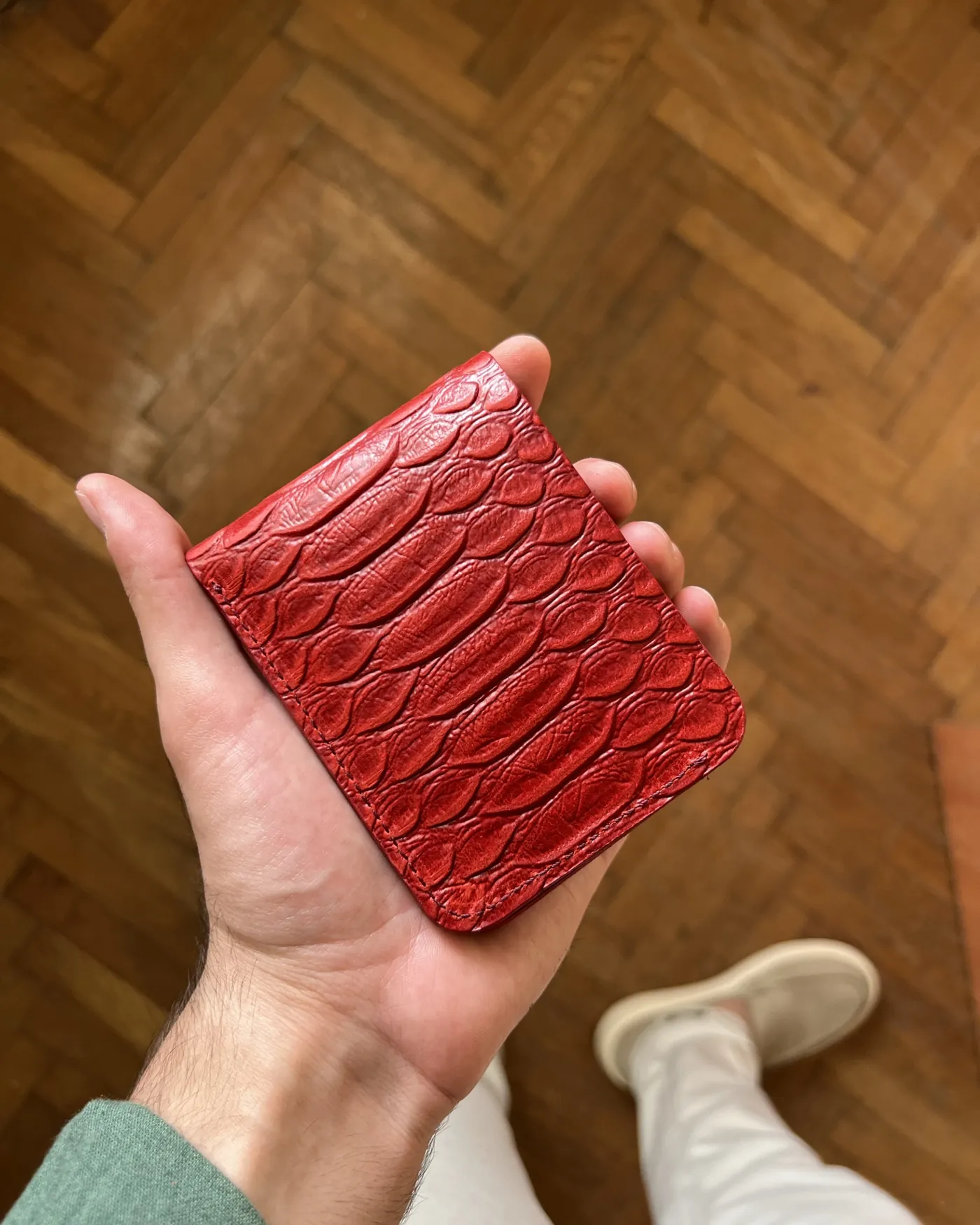 Kompakt pul kisəsi «Piton» — Qırmızı